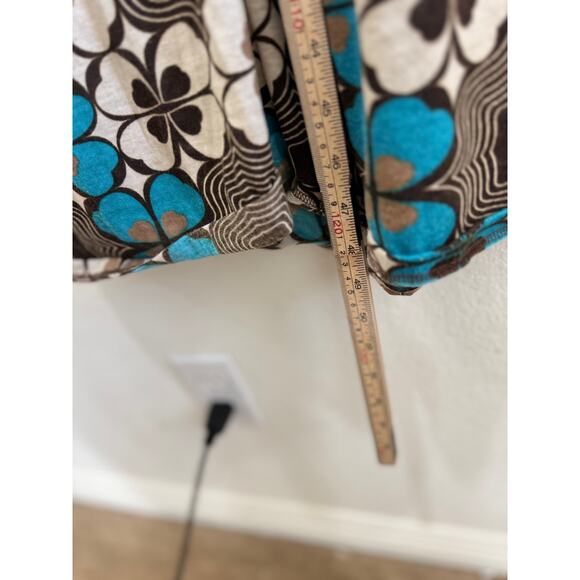 Womens Brown Blue Flowered Smocked Sleeveless Maxi Dress Y2K Small - Picture 6 of 8